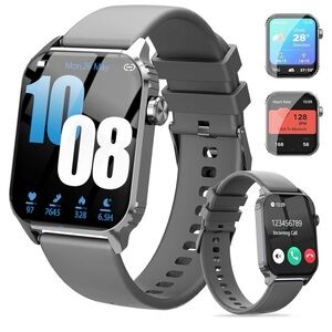 Smartwatch with Gray Band